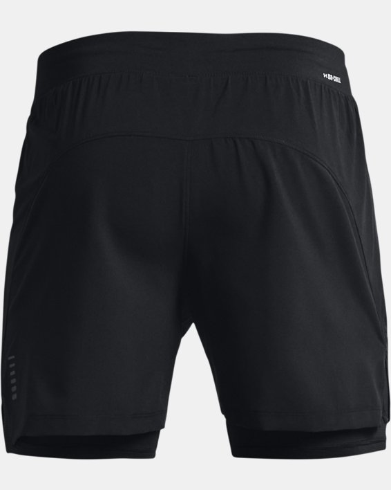 Shorts UA Iso-Chill Run 2-in-1 para Hombre, Black, pdpMainDesktop image number 9